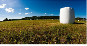 small bales silage wrap